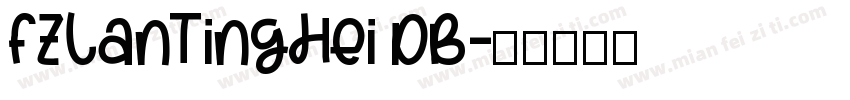 FZLanTingHei DB字体转换
